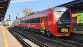 Pociąg PKP Intercity SKPL DM90 na stacji kolejowej Gorzów Wielkopolski