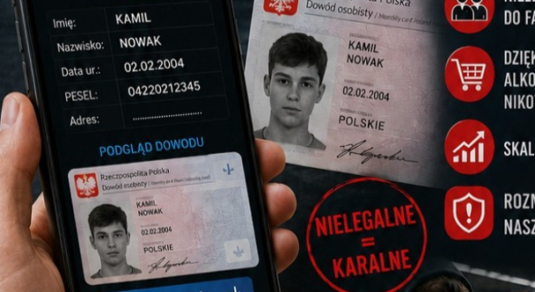 Fałszywy dowód w telefonie. Nastolatki w Gorzowie kupują tak alkohol