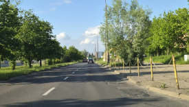 Przebudowa ulicy Piłsudskiego Gorzów remont drogi powiatowej wymiana nawierzchni asfaltowej Górczyn
