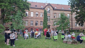 Akcja strazaków po pozarze w budynku Domu Pomocy Spolecznej numer 2 przy ulicy Walczaka w Gorzowie