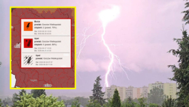 prognoza pogody ostrzeżenie trzeciego stopnia przed upałem Gorzów temperatura 41 stopni w cieniu burze nawałnice wiatr 100 km na godzinę