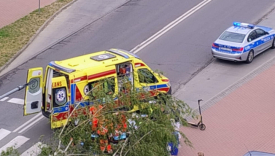 Potrącenie dziecka na oznakowanym przejściu dla pieszych ulica Fredry w Gorzowie ranny 13-latek na hulajnodze elektrycznej