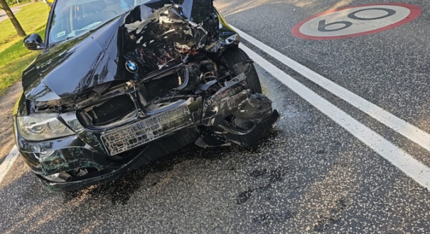wypadek dk22 gorzów pijany kierowca bmw wjechał w peugeota ignorując sądowy zakaz prowadzenia pojazdów interwencja policji