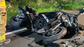okolicznosci zderzenia motocykla z bmw droga 151 klodawa gorzow