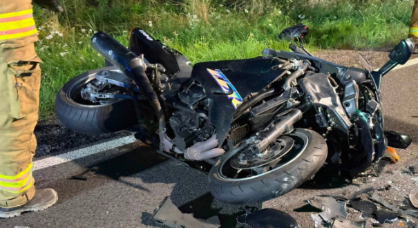 okolicznosci zderzenia motocykla z bmw droga 151 klodawa gorzow