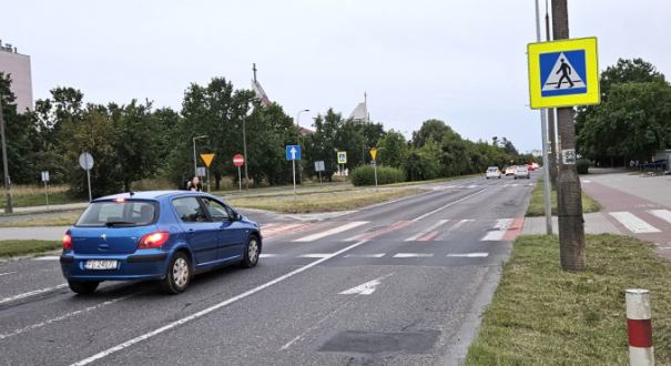 przebudowa ulicy pilsudskiego remont drog nowy asfalt przejscie dla pieszych witosa inwestycje drogowe gorzow