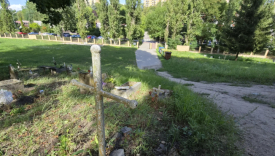 strome wejscie na cmentarz swietokrzyski w gorzowie budowa nowych schodow ulica glowackiego