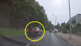 Niebezpieczne wyprzedzanie na przejściu dla pieszych ulica Żwirowa Gorzów