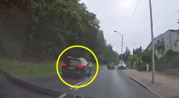 Niebezpieczne wyprzedzanie na przejściu dla pieszych ulica Żwirowa Gorzów
