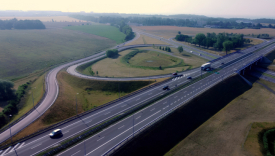 Miejsce planowanej budowy kompleksu uslugowego i hoteli przy wezle S3 Gorzow