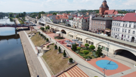 Wschodni bulwar nad Wartą w Gorzowie przed planowaną przebudową za blisko 3 miliony złotych