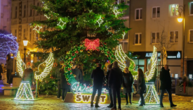 świąteczne oświetlenie Gorzów 2026 Mikołaj na motocyklu żużlowym iluminacje Boże Narodzenie przetarg ozdoby choinka