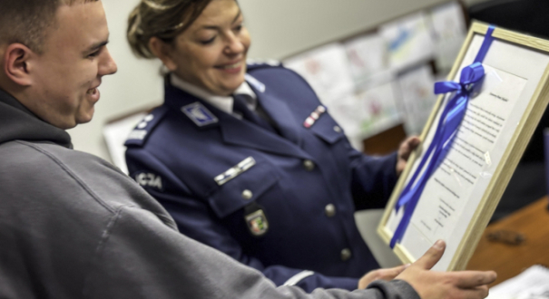 Bohater z gorzowskiego bulwaru doceniony przez policję