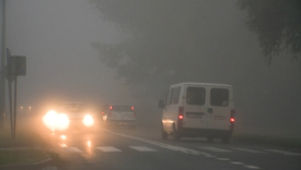 Ostrzeżenie pierwszego stopnia przed gęstą mgłą Gorzów widoczność poniżej 200 metrów w nocy z soboty na niedzielę prognoza pogody IMGW