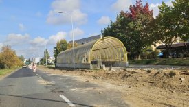 przebudowa ulica pilsudskiego gorzow zamknięty pas jezdni frezowanie asfaltu zmiana lokalizacji przystankow mzk gorzow