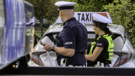 wspólna kontrola policji itd i straży granicznej ponad 100 taksówek przewozy na aplikację zatrzymane dowody rejestracyjne Gorzów