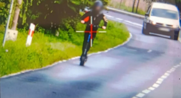 mandat za jazdę na hulajnodze elektrycznej bez uprawnień policja Międzyrzecz