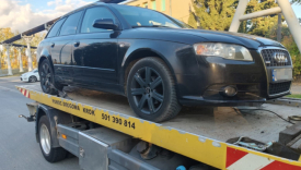 zatrzymanie pijanego kierowcy audi 2.5 promila dożywotni zakaz prowadzenia pojazdów poszukiwana pasażerka interwencja policji Gorzów ulica Zawackiej