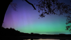 zorza polarna Gorzów burza magnetyczna nad Polską alert zorzowy widoczność zjawiska astronomicznego na lubuskim niebie zdjęcia czytelników