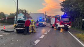 Wypadek w Kłodawie. Zderzył się Fiat i Toyota