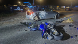smiertelny wypadek ulica kostrzynska gorzow zderzenie motocykla z samochodem osobowym utrudnienia w ruchu i zablokowana droga